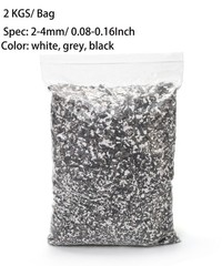 Decorative Color Chips for Garage Floor Epoxy Paint – 2 Kg, Gray, White, Black