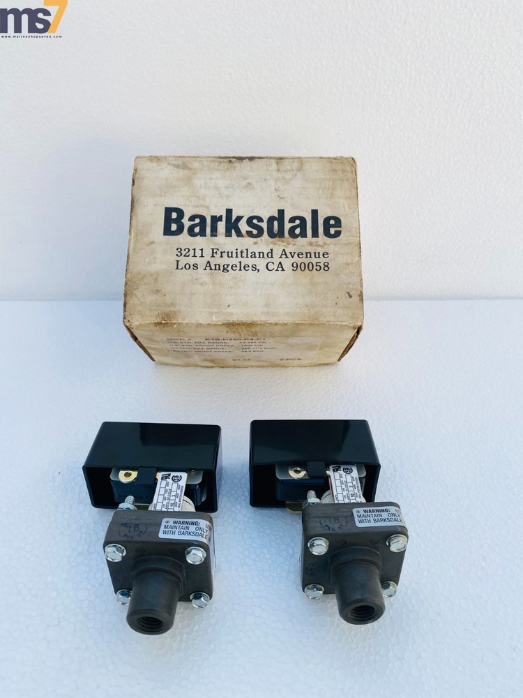 BARKSDALE E1S-H250-P4-E1 PRESSURE ACTUATED SWITCH 10-250 PSI #2PCS-NEW