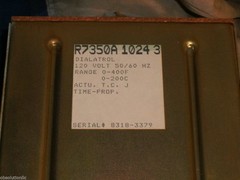 HONEYWELL DIALATROL R7350A-1024-3 TEMPERATURE CONTROL 0°-400°F 120V R7350A10243
