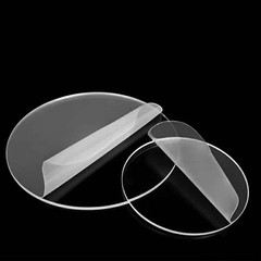 Ø 10-400mm Clear Plastic Circle Discs Round Perspex Thick 2mm 3mm 4mm 5mm & 10mm