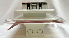 Arlington DBVS1C Vertical In Box Vinyl Siding Electrical Box Weatherproof