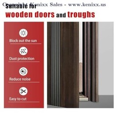 40 ft Door Weather Stripping for Large Gaps and Easy to Install Slotted Door …