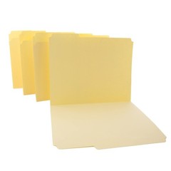 Manila File Folders BAZIC 1/3 Cut Letter Size Left Right Center Tabs NEW
