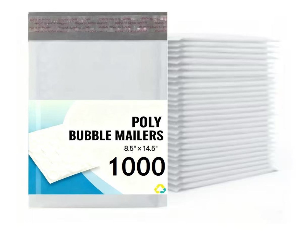 #3 8.5×14.5 Poly Bubble Mailers Padded Envelopes Shipping Bags, 1000 Pieces