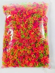 5000Pcs/Pack Dental Super Elastic Rubber Band Colorful ties 2.5/3.5/4.5/6.5OZ