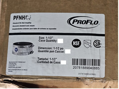 (QTY 10) PROFLO PFNHCJ 1-1/2 in. No Hub Standard Cast Iron Coupling 6217J6P