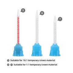 50PCS Dental Disposable Mixing Tips for Impression Material C&B Cements 17 Types
