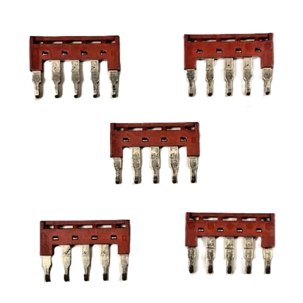 DIN Rail Terminal Block Jumpers 5 Quantity DSS4N-05P Dinkle 10 AWG 5 Pole DK4N