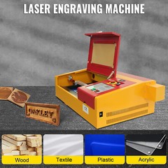 50W CO2 Laser Engraving Machines Laser Engraving 300*200mm 1-350 mm/s Kit Tools