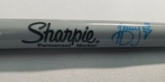 1D One Direction Harry Stiles Sharpie Blue Color FINE POINT Sharpie New Favorite