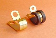 MS21333-75,NASM21333-75 Cushioned Metal Clamp Loop (Select Qty:5,10,25,50,100)