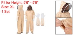 Bee Suit for Men Women XL Beekeeping Suit with Glove and Veil Hood for BeeKeeper
