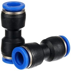 10X Air Pneumatic 1/4″ to 1/4″ 6mm to 6mm Straight Push in Connectors Quick A534
