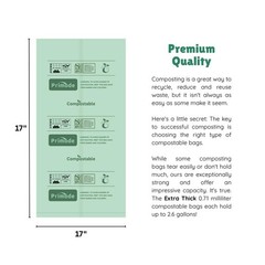 Compost Bags, Compostable Trash Bags 2.6 Gallon Compostable Bags, Small Compo…