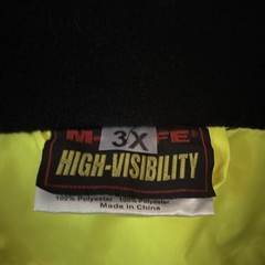 M-Safe by Majestic High-Visibility Reflective Hooded Jacket Yellow/Gray/Black 3X