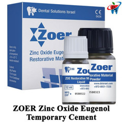 Dental ZOER Zinc Oxide Eugenol Temporary Cement Filling Set Sealer Root Canal