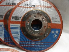 Tyrolit Steel Grinding Wheels 4-1/2″ x 5/32″ x 7/8″ A30 P-BF (Box of 10) Austria