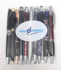 10ct Mixed Lot Executive Metal Super Premium Misprint Pens HUB PEN Gold/Marble