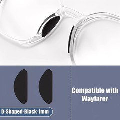 20Pair for Ray Ban Meta Wayfarer Eyeglass Nose Pads,Fit for Meta Glasses Accesso