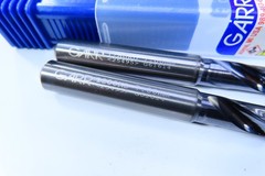 LOT ( 2 ) NEW 7.00MM GARR 25495 2FL H/P C/F DR SOLID CARBIDE COOLANT FED DRILLS