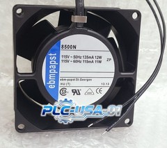1PCS Brand New Ebmpapst 8500N Fan 115VAC 12W 135mA 2wire Deliver quickly