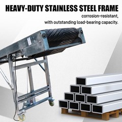 110V Inclined Belt Conveyor Production Line Climbing Conveyor Feeding Machine