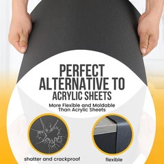 8-Pack ABS Plastic Sheets Black – Plastic Sheet – Textured Front and Matte Ba…
