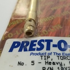 New Old Stock Welding Torch Prest O Lite Prestolite POL 5 Acetylene Tip 5 Steel