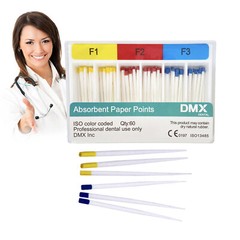 DMXDENT Dental Gutta Percha Points & Absorbent Paper Endodontics Endo Root Canal