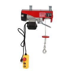 110V 1763lbs Electric Cable Hoist Crane Winch Garage Lift Wired Remote Control