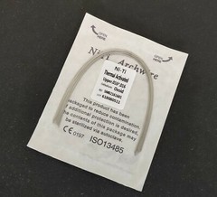 10 Packs 100Pcs Dental Ortho Thermal Activated NITI Rectangular Arch Wires