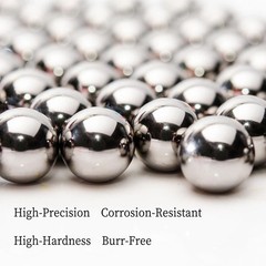 2 PCS 2 Inch Diameter Hardened Chrome Solid Steel Precision Bearing Balls