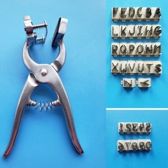 Standard Tattoo Plier Kit 3/8″ / Ear Marking/ Farm Animal / Livestock