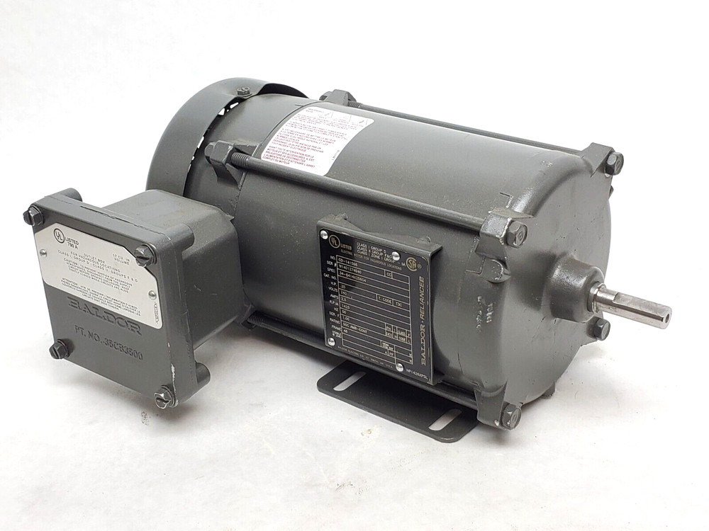 NEW! Baldor Reliance CD-141596 Electric Motor .25 1/4 HP 1425RPM 240V 2.5A 1PH