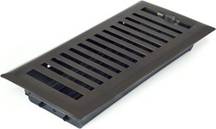 Sierra Grates 4″ x 10″ Contemporary Design Floor Register in Metallic Bronze Fin
