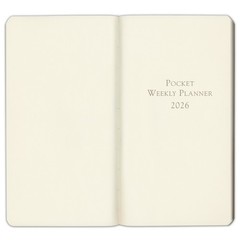 Leather Pocket Weekly Monthly Planner 2027, Regular & Wide – Gallery Leather