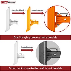 Skid Steer Quick Attach 3/8″ Mount Plate Removable W/ 2″ Hitch Orange Finish