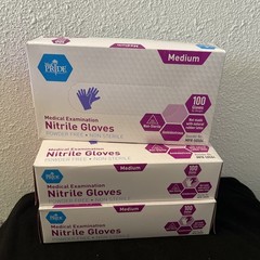 MedPride Powder-Free Nitrile Exam Gloves, Large (Pack of 300)