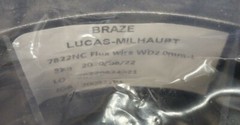(5 kg) Lucas-Milhaupt Braze 7822NC Flux Wire WD2.0mm-L