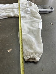 3 Layer Ultra Ventilated bee beekeeping Suit Astronaut Veil w/ Goat Skin Gloves