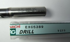 NEW NACHI AG EX EXC5389 8.5MM DRILL BIT M33 VC 3″ L x 10mm SHANK x 8.5 JAPAN