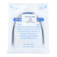 AZDENT Dental Orthodontic Round Arch Wires Natural Form Stainless Steel