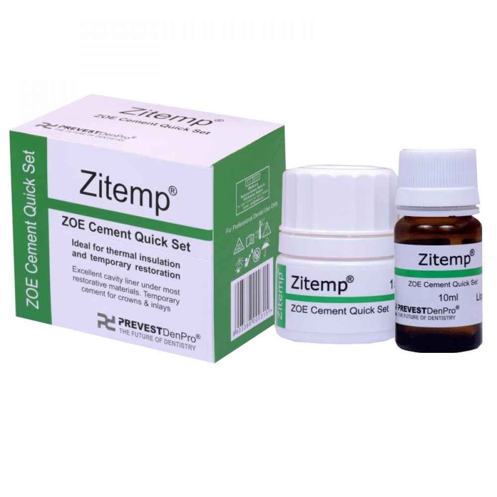 Dental Zitemp ZOE Cement A Quick Set Zinc oxide-eugenol Cement PL