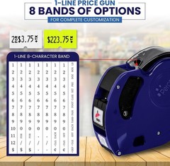 User-Friendly Lite Pricing Gun Kit with Complete Labeling Solution – 6 Rolls