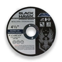 100 Pack 4-1/2″x.040″x7/8″ Cut-off Wheel – Metal & Stainless Steel Cutting Discs