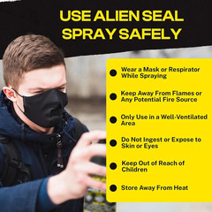 Waterproof Sealant Spray Clear Caulk 14 oz Liquid Rubber Seal Insulate Indoor
