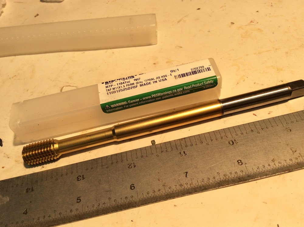 1 pc WIDIA GTD M11x1.5 HSS-E RH7 D1322 MTP-1104TiN Form Tap New (1075)