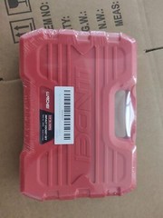 LLNDEI 1/4”Drive Impact Socket Set, 52 PCS 1/4″ Red, Black