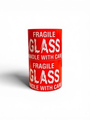 3×5 (Broken) Glass Handle w Care Labels Fragile Adhesive Stickers 1 Roll of 500