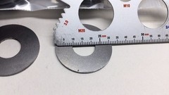 Washer 1211405 Flat Shim 1/2 ID x 1-1/4 x 0.05 (Pack of 30) M12- 12.5×31.7×1.1mm